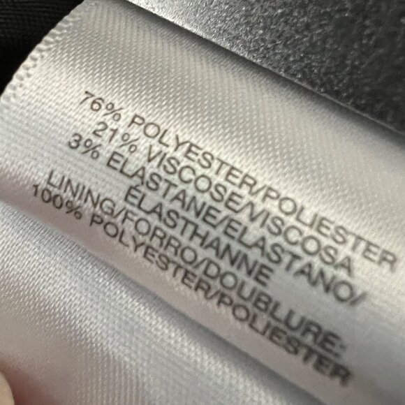 Kasper Womens Plus Black Notch Collar Blazer Zip Cuffs Single Button size 22W - Picture 11 of 13